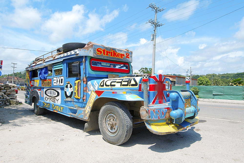 Jeepney bus, Bohol, Philippines, Asia