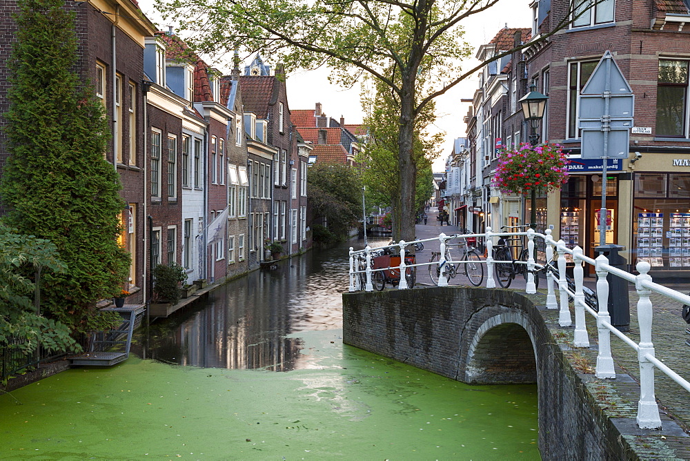 Canal, Delft, Holland, The Netherlands, Europe