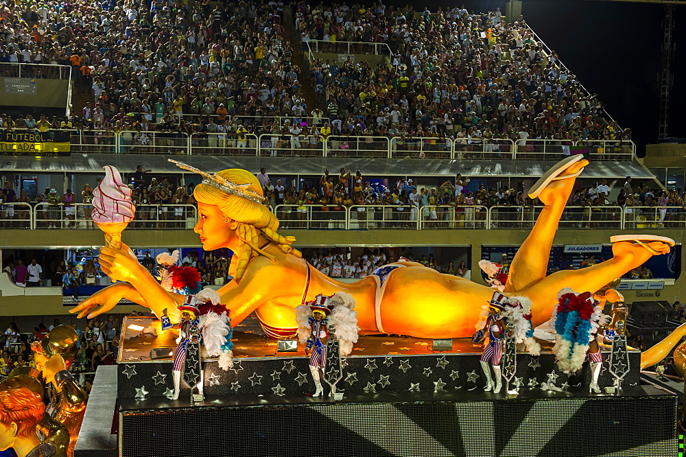 Samba Parade, Rio Carnival, Rio de Janeiro, Brazil, South America