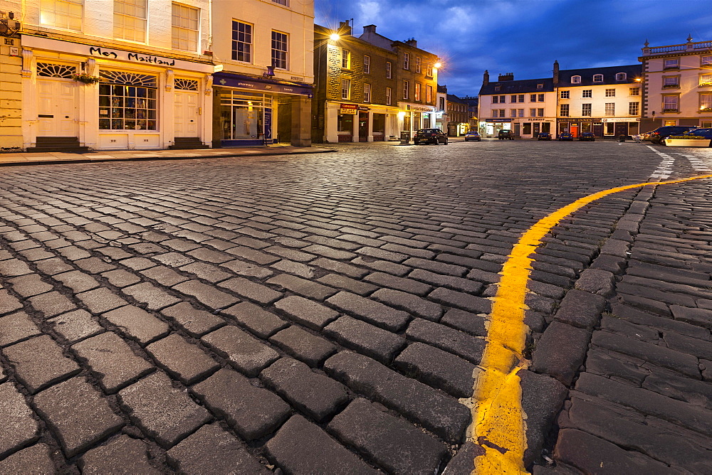 Market Square, Kelso, Scottish Borders, Scotland, United Kingdom, Europe