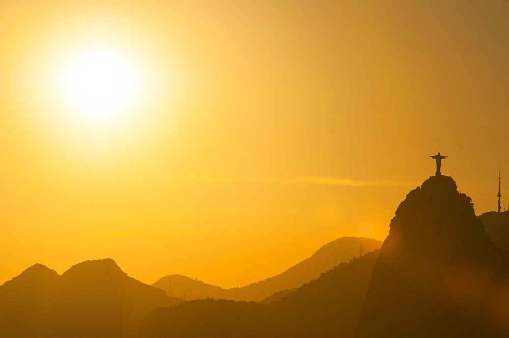 View from the Sugarloaf Mountain or Pao de Acucar, Rio de Janeiro, Brazil, South America