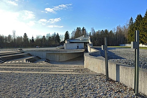 Church of Reconciliation in the concentration camp grounds, Dachau near Munich, Bavaria, Germany, Europe