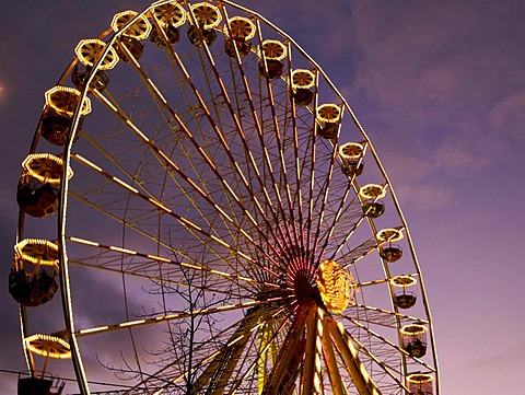 Ferris wheel in Clermont-Ferrand, Auvergne, France, Europe