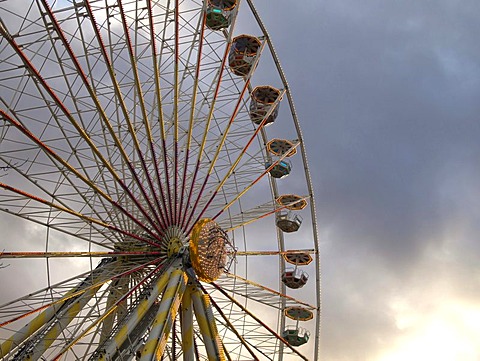 Ferris wheel in Clermont-Ferrand, Auvergne, France, Europe