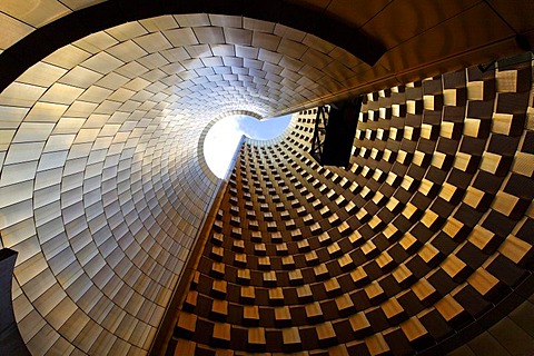 Inside a volcanic cone, Vulcania, Volcano theme and leisure park, Saint Ours, Parc Naturel Regional des Volcans d'Auvergne, Auvergne Volcanoes Natural Regional Park, Puy de Dome, France, Europe