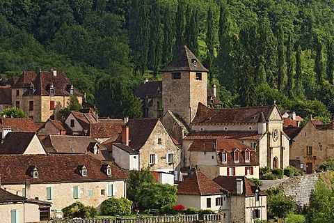 Autoire, labelled Les Plus Beaux Villages de France, The Most Beautiful Villages of France, Haut Quercy, Lot, France, Europe