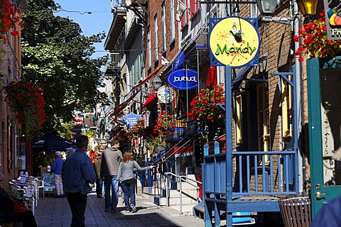 Petit Champlain street, Quebec City, UNESCO World Heritage Site, Quebec, Canada