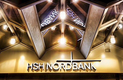 Branch of HSH Nordbank at Gerhart-Hauptmann-Platz, Hamburg, Germany, Europe