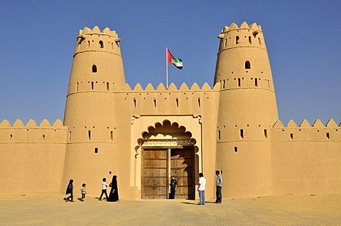 Al-Jahili Fort of Al Ain, Unesco World Heritage Site, Abu Dhabi, United Arab Emirates, Arabian Peninsula, Orient, Asia