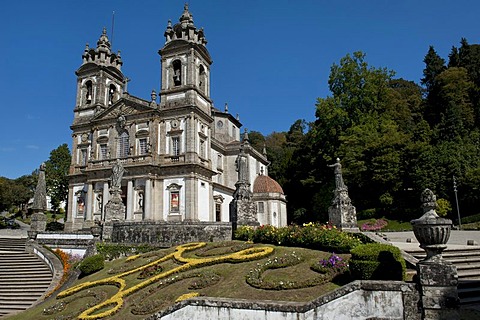 Bom Jesus do Monte Sanctuary, Braga, Minho, Portugal, Europe