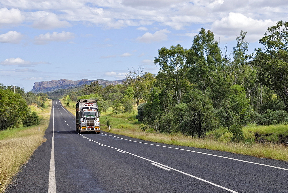 Gregory Dawson Highway near Springsure, Queensland, Australia