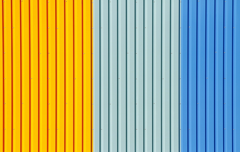 Striped facade