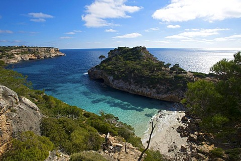 Cala S'Amonia, Majorca, Balearic Islands, Spain, Europe