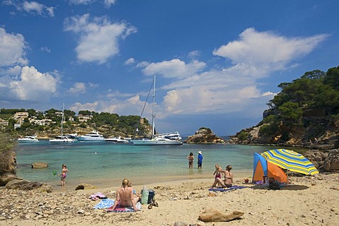 The bay of Portals Vells, Majorca, Balearic Islands, Spain, Europe