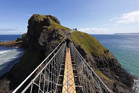 Carrick-a-Reed Rope Bridge, County Antrim, Northern Ireland, United Kingdom, Europe