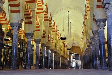 La Mezquita mosque, cathedral of Cordoba, Cordoba, Andalusia, Spain, Europe