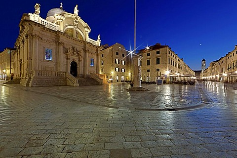 Church of St. Blaise in Dubrovnik's historic town centre, UNESCO World Heritage Site, Central Dalmatia, Dalmatia, Adriatic coast, Croatia, Europe, PublicGround