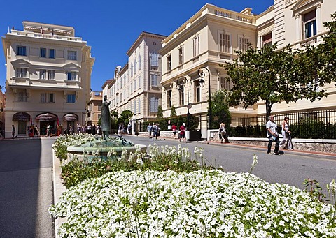 Art Museum, building designed by Marc-Antoine Grigho, Monte Carlo, Principality of Monaco, Cote d'Azur, Mediterranean Sea, Europe, PublicGround