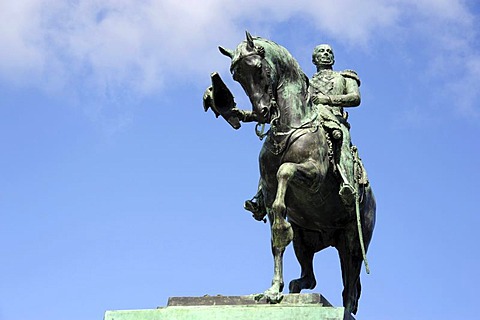 Equestrian statue of King William II, Koning Willem II, Den Haag, The Hague, Holland, Netherlands, Benelux, Europe