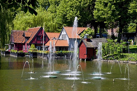 Restaurant Faergekroens Bryghus in Tivoli, Copenhagen, Denmark, Europe