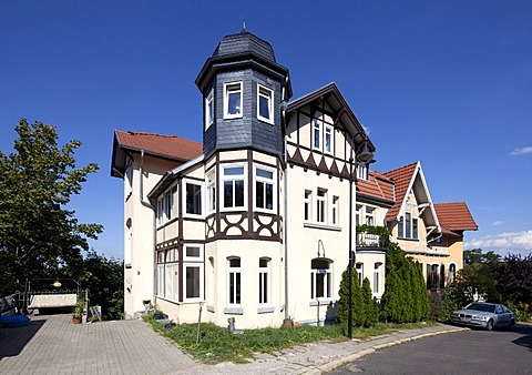 Residential building, Eisenach, Thuringia, Germany, Europe, PublicGround