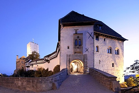 Wartburg castle, a UNESCO World Heritage site, Eisenach, Thuringia, Germany, Europe, PublicGround