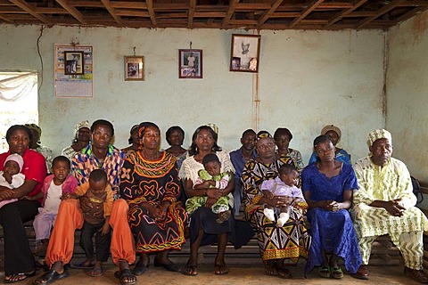 Gathering of farmers, Bamenda, Cameroon, Africa