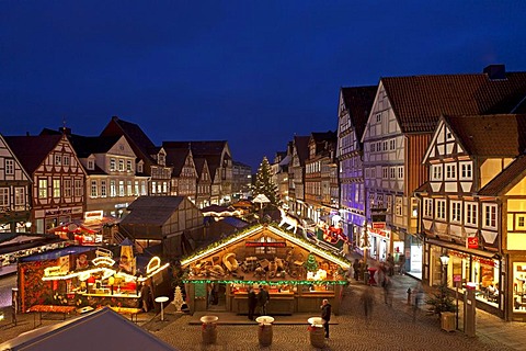 Christmas market, Celle, Lower Saxony, Germany, Europe