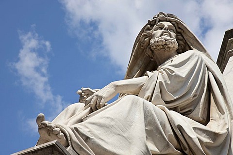 Statue at the Colonna dell'Immacolata, Piazza Spagna, Rome, Italy, Europe