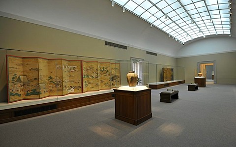 Japanese seasons, exhibition room, Freer Gallery of Art, museum, National Mall, Washington DC, District of Columbia, United States of America, USA