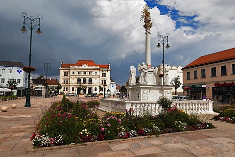 Main square in Tulln, Lower Austria, Austria, Europe