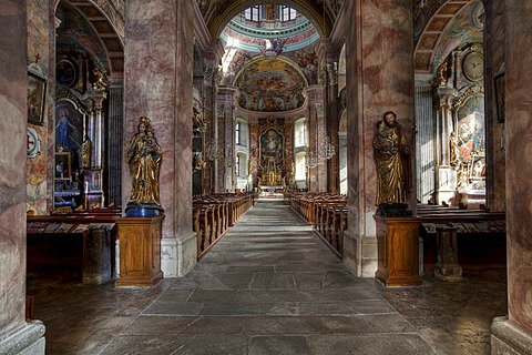 Collegiate church in Poellau, Styria, Austria, Europe