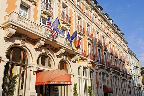 Hotel, facades, historic district, Belfort, Franche-Comte, France, Europe, PublicGround