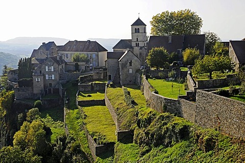 Village, community, Chateau-Chalon, Department of Jura, Franche-Comte, France, Europe, PublicGround