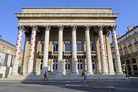 Theatre, Dijon, Cote-d'Or, Bourgogne, Burgundy, France, Europe, PublicGround