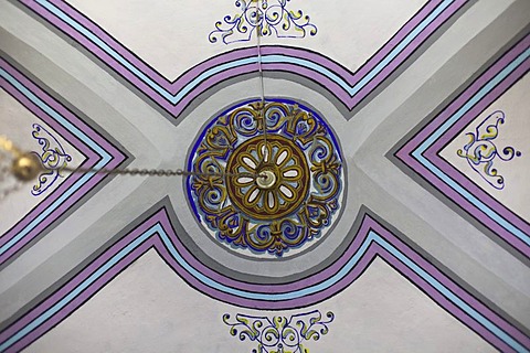 Detail of the vault of the Cave of Machpela, also called Tomb of the Forefathers or Cave of the Patriarchs in Hebron, West Bank, Palestine, Western Asia