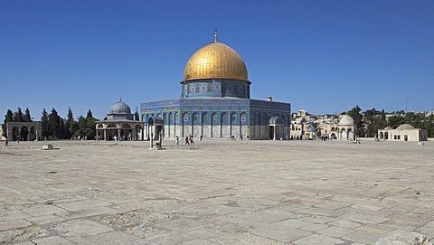 The Dome of the Rock, Temple Mount, east Jerusalem, Israel, Middle East