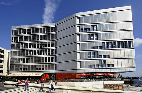 Johannes-Dalmann building on the Kaiserkai quay, in the Hafencity district, Hamburg, Germany, Europe