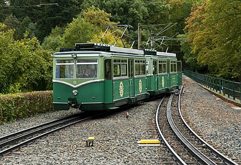 Drachenfels Cog Railway, Koenigswinter, North Rhine-Westphalia, Germany, Europe