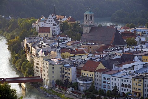 Wasserburg am Inn, Inn river, Upper Bavaria, Germany, Europe