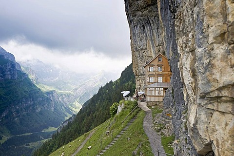 Mt. Saentis, Alpstein massif, Appenzell, Switzerland, Europe