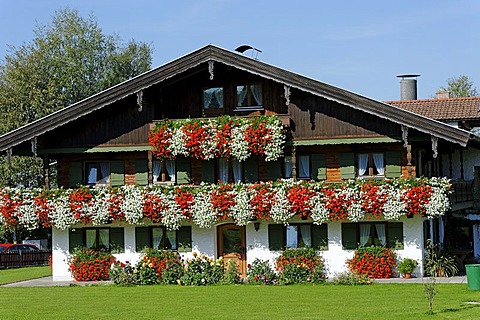 Farm house, Waakirchen, Upper Bavaria, Bavaria, Germany, Europe