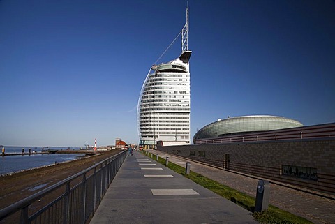 Conference Center, Sail City, Havenwelten, Bremerhaven, North Sea, Lower Saxony, Germany, Europe, PublicGround