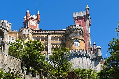 Palacio da Pena, Sintra, Unesco World Heritage Site, Lisbon, Portugal, Europe