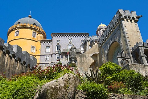 Palacio da Pena, Sintra, Unesco World Heritage Site, Lisbon, Portugal, Europe