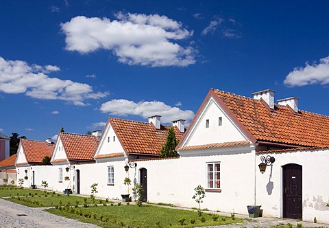 Houses in Camaldolese monastery, Wigry, Poland, Europe