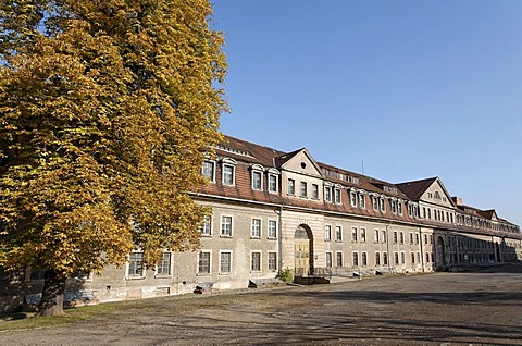 Former Defensionskaserne barracks, Festung Petersberg fortress, Erfurt, Thuringia, Germany, Europe