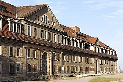 Former Defensionskaserne barracks, Festung Petersberg fortress, Erfurt, Thuringia, Germany, Europe