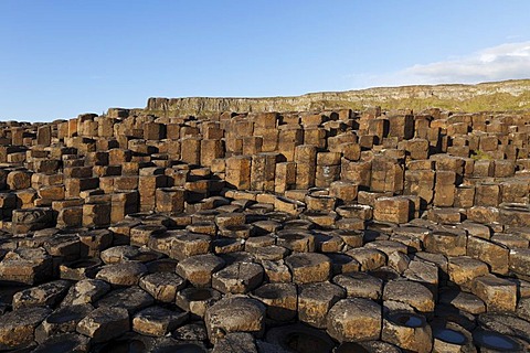 Basaltic columns, Giant's Causeway, Causeway Coast, County Antrim, Northern Ireland, United Kingdom, Europe