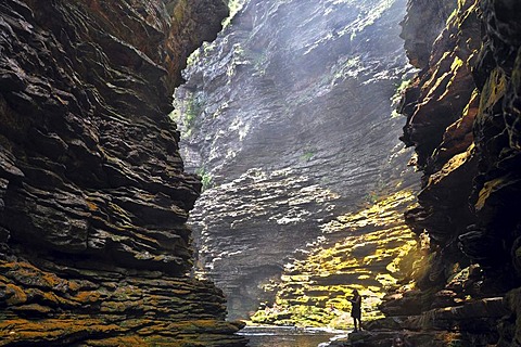 Buracao Canyon near Lencois, Chapada Diamantina, Bahia, Brazil, South America